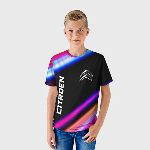Детская футболка Citroen speed lights / 3D-принт – фото 3