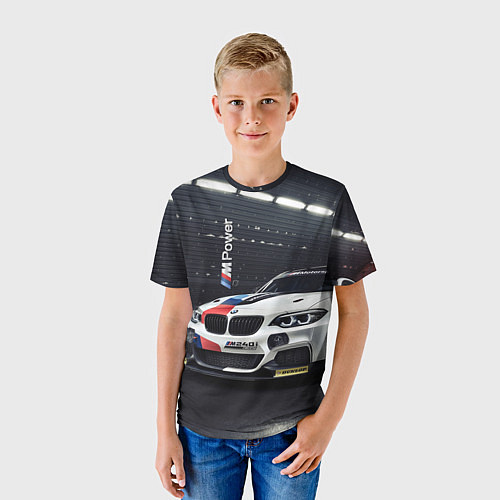 Детская футболка BMW M 240 i racing - Motorsport / 3D-принт – фото 3