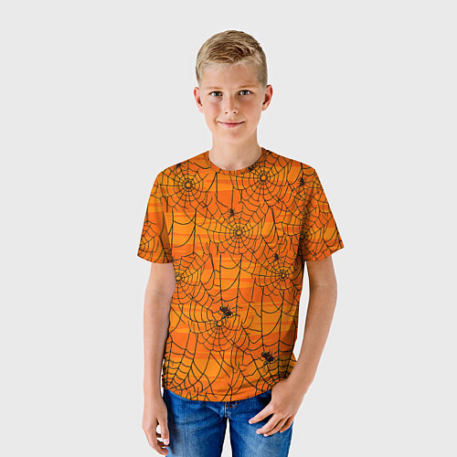 Детская футболка Паучье логово / 3D-принт – фото 3