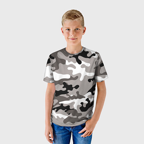 Детская футболка Камуфляж Urban крупный / 3D-принт – фото 3