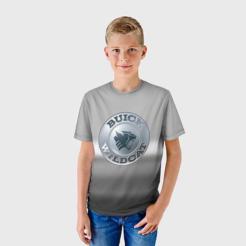 Детская футболка Buick Wildcat - emblem / 3D-принт – фото 3