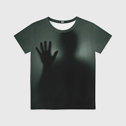 Футболка детская Хэллоуин - тень призрака, цвет: 3D-принт