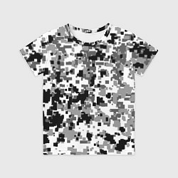Футболка детская Городской пиксель камуфляж, цвет: 3D-принт