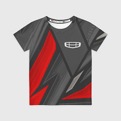 Футболка детская Geely sports racing, цвет: 3D-принт