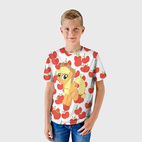 Детская футболка AppleJack / 3D-принт – фото 3