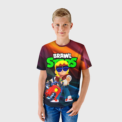 Детская футболка Buster Brawl stars / 3D-принт – фото 3