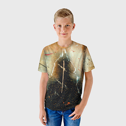 Детская футболка Туман, тени и краски / 3D-принт – фото 3