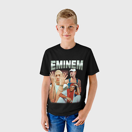 Детская футболка Eminem Slim Shady / 3D-принт – фото 3