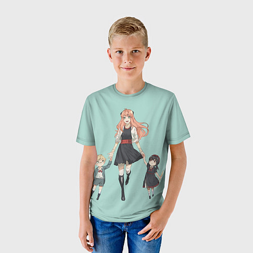 Детская футболка Семья шпионов наоборот / 3D-принт – фото 3