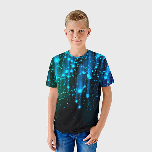 Детская футболка Space - starfall / 3D-принт – фото 3