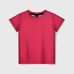 Футболка детская Viva magenta pantone textile cotton, цвет: 3D-принт