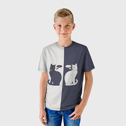 Детская футболка Тет-а-тет / 3D-принт – фото 3