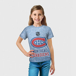 Футболка детская Montreal Canadiens - NHL, цвет: 3D-принт — фото 2