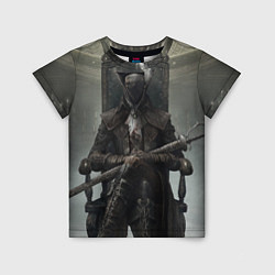 Футболка детская Bloodborne охотник, цвет: 3D-принт