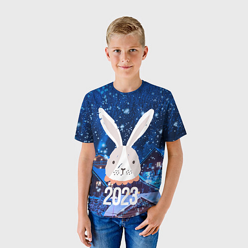 Детская футболка 2023 крольчиха / 3D-принт – фото 3