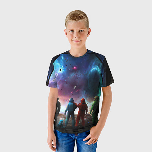 Детская футболка Амонг ас / 3D-принт – фото 3