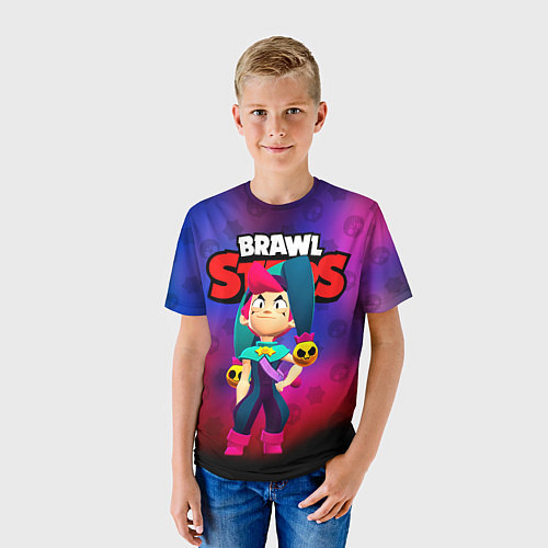 Детская футболка Честер Бравл старс / 3D-принт – фото 3