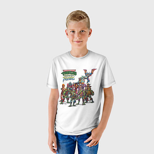 Детская футболка Turtles fighters - черепашки ниндзя / 3D-принт – фото 3