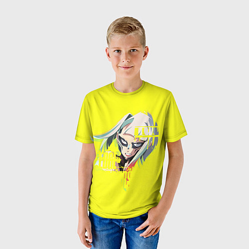 Детская футболка Люси - Киберпанк Бегущие по краю / 3D-принт – фото 3