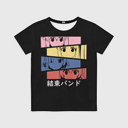 Футболка детская Bocchi The Rock Одинокий рокер, цвет: 3D-принт