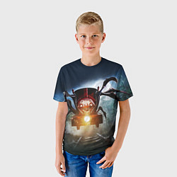Футболка детская Charles choo choo, цвет: 3D-принт — фото 2