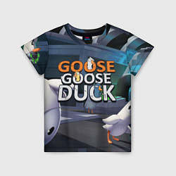 Футболка детская Goose Goose Duck Space, цвет: 3D-принт