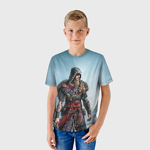 Детская футболка Ассасин-викинг / 3D-принт – фото 3