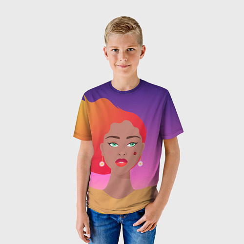 Детская футболка Огонёк / 3D-принт – фото 3