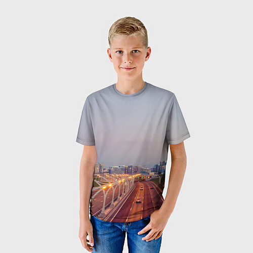 Детская футболка Санкт-Петербург: Васильевский остров / 3D-принт – фото 3