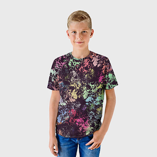 Детская футболка Яркие краски / 3D-принт – фото 3