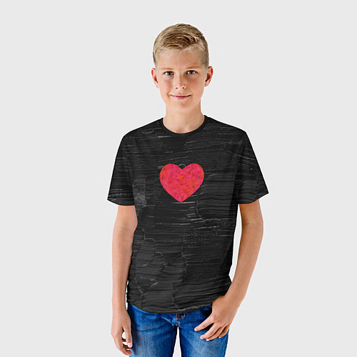 Детская футболка Black Valentin / 3D-принт – фото 3