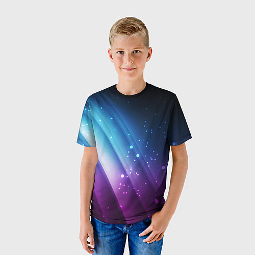 Детская футболка Бесконечность цвета / 3D-принт – фото 3