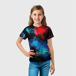 Футболка детская Цветовая палитра, цвет: 3D-принт — фото 2