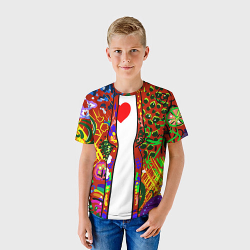 Детская футболка Одежда Тэхена / 3D-принт – фото 3