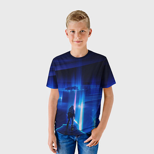 Детская футболка Покоритель космоса / 3D-принт – фото 3