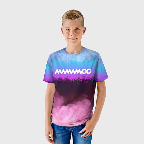 Детская футболка Mamamoo clouds / 3D-принт – фото 3
