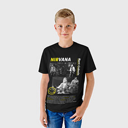 Футболка детская Nirvana bio, цвет: 3D-принт — фото 2