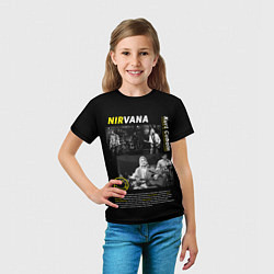 Футболка детская Nirvana bio, цвет: 3D-принт — фото 2