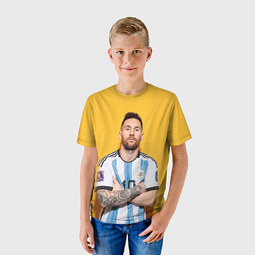 Детская футболка Lionel Messi 10 / 3D-принт – фото 3