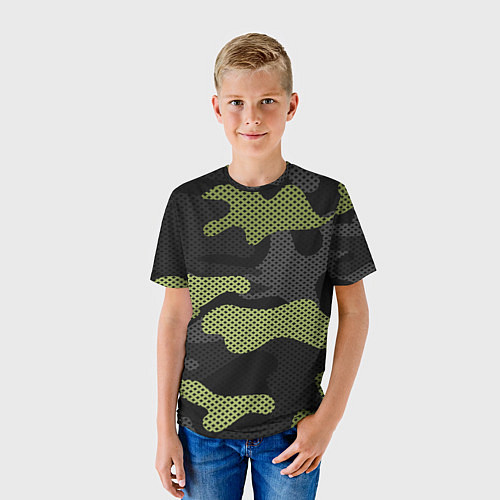Детская футболка Камуфляж яркий / 3D-принт – фото 3