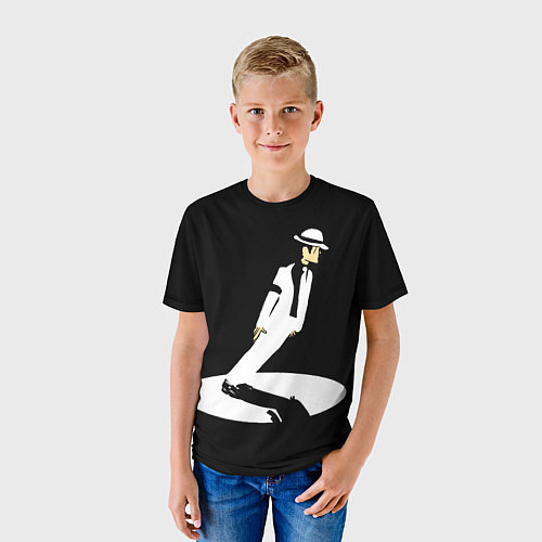 Детская футболка Силуэт Майкла Дж / 3D-принт – фото 3