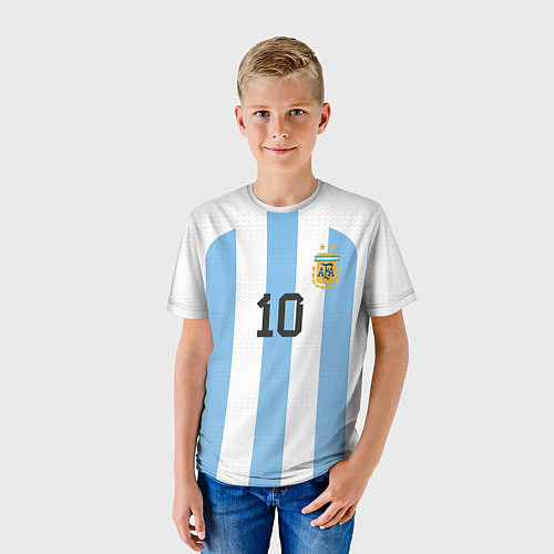 Детская футболка Марадона форма сборной Аргентины / 3D-принт – фото 3