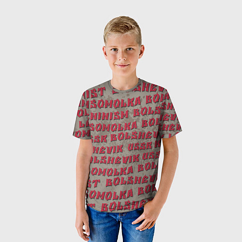Детская футболка Leninism / 3D-принт – фото 3