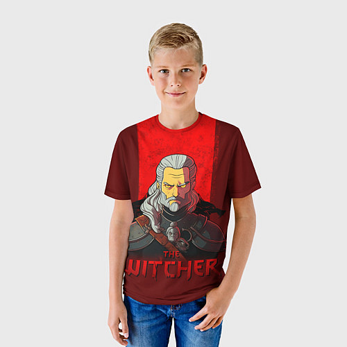 Детская футболка The witcher simpson / 3D-принт – фото 3