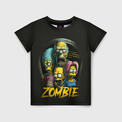 Футболка детская Simpsons zombie, цвет: 3D-принт