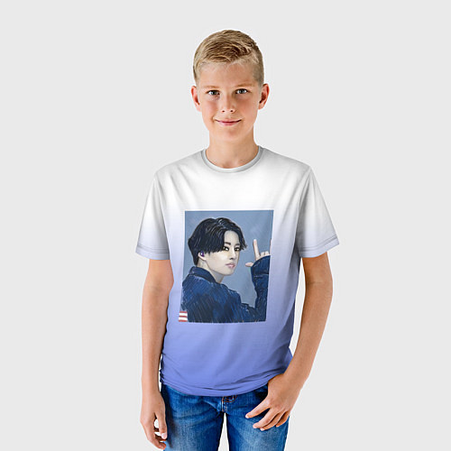 Детская футболка Чонгук на концерте / 3D-принт – фото 3