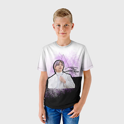 Детская футболка Намджун и его тень / 3D-принт – фото 3