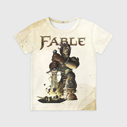 Футболка детская Fable, цвет: 3D-принт