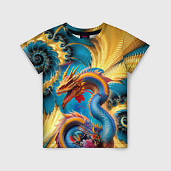 Футболка детская Japanese dragon - tattoo - irezumi - art, цвет: 3D-принт