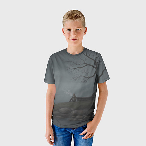 Детская футболка Мистический остров / 3D-принт – фото 3